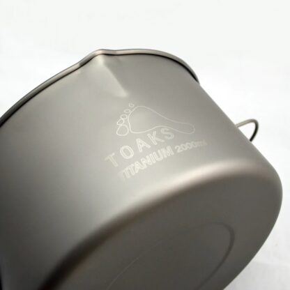 Thumbnail of the "CASSEROLE TITANE AVEC HANSE 2000ml  - Toaks" product